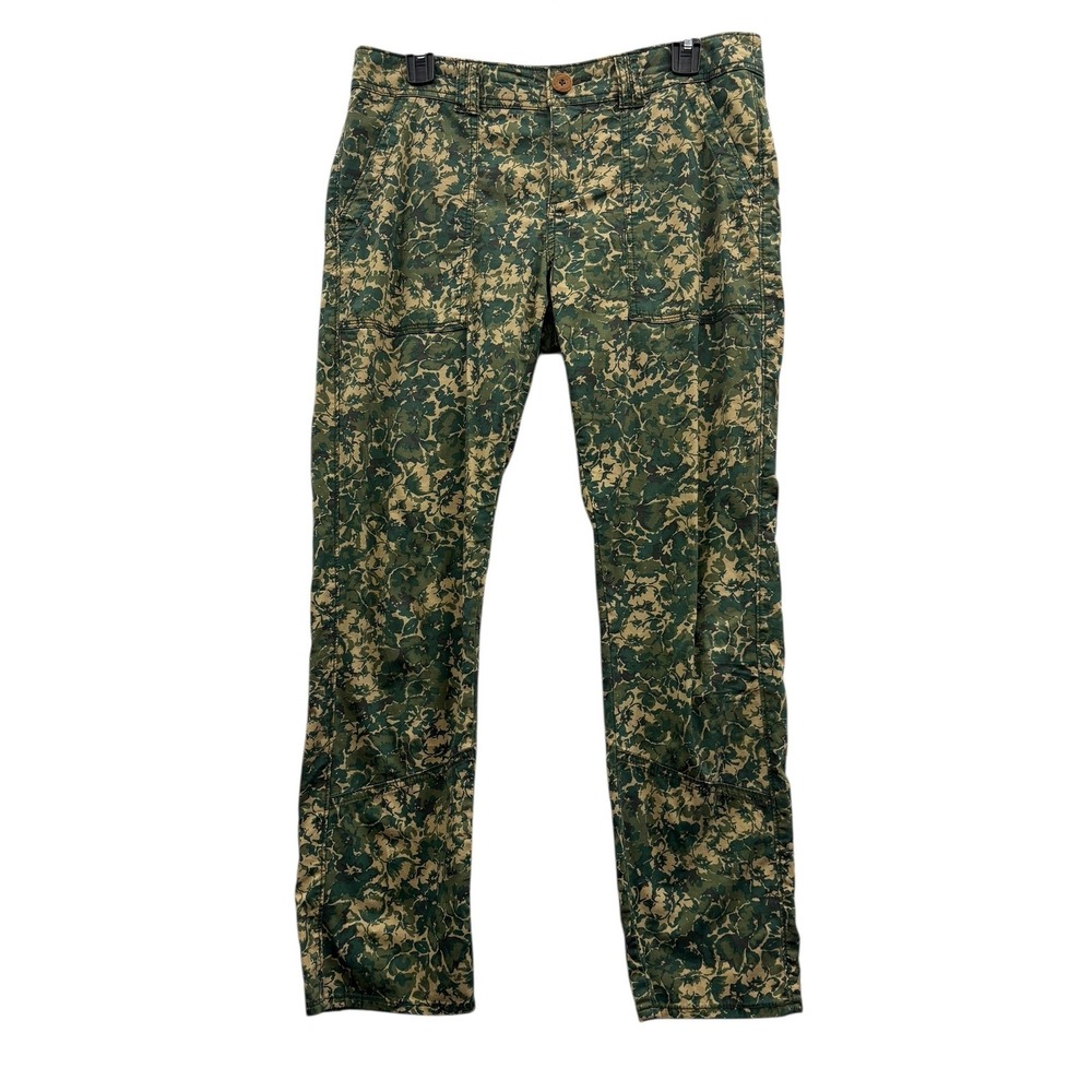HEI HEI Women's Floral‎ Camo Utility Pants Straight Leg Casual Streetwear 29
